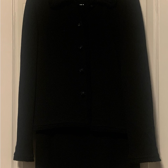 St. John Collection, 3 piece, black knit suit, Size 2 - Picture 5 of 11